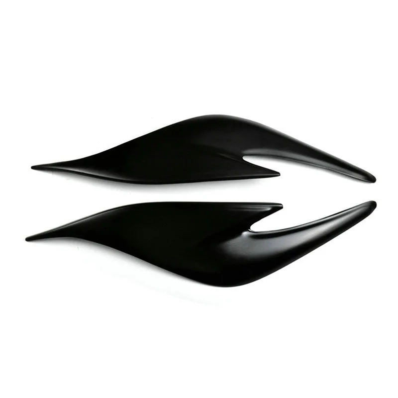 

Car Front Headlight Eyebrow Head Light Eyelid Eyebrow Resin Trim Sticker For Toyota Prius ZVW30 2012-2015-A08Q