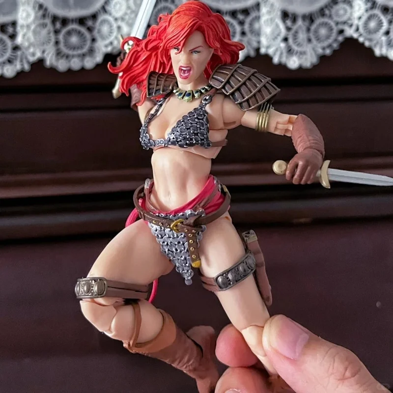 

В наличии Boss Fight Studio 1/12 Red Sonia Epic Deluxe Edition, экшн-фигурка, модель игрушки, классический коллекционный подарок, серия украшений