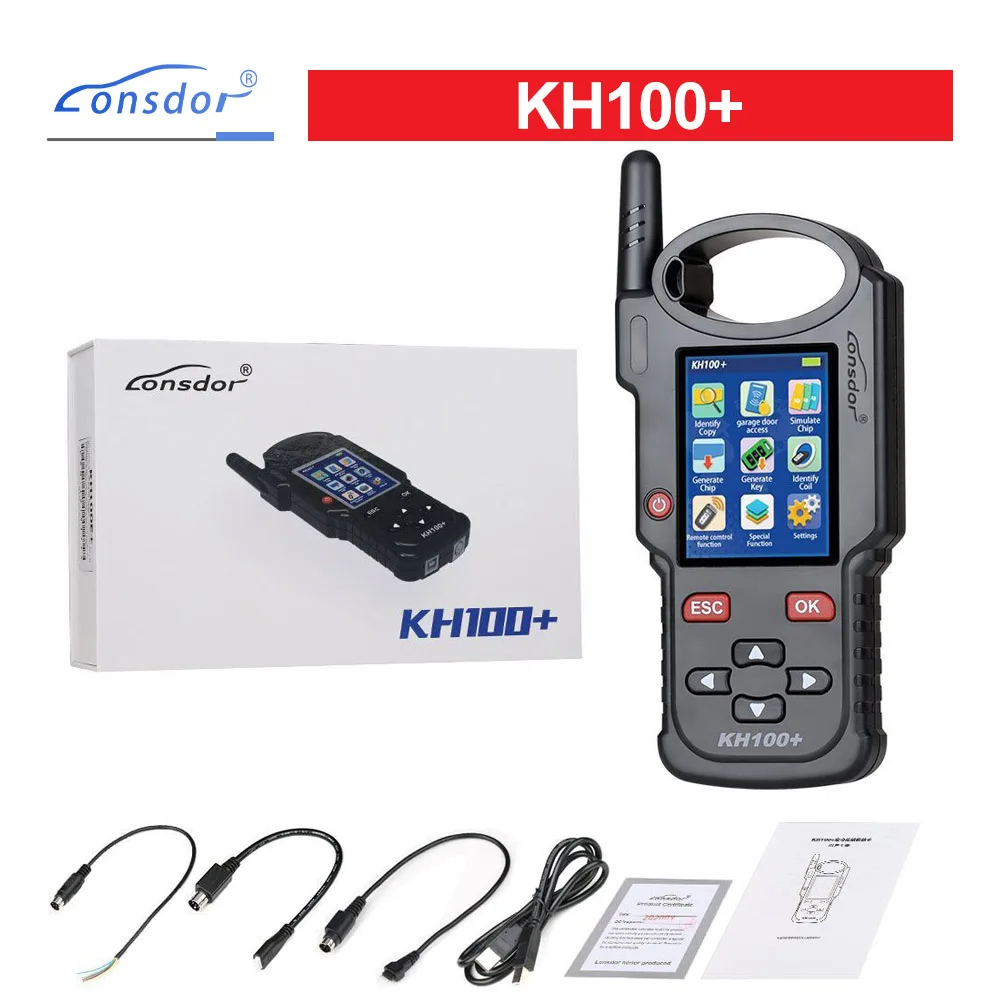 Lonsdor KH100+ Full Featured Key Remote Programmer Add for Toyota AKL Online Calculation 1 Year Activation