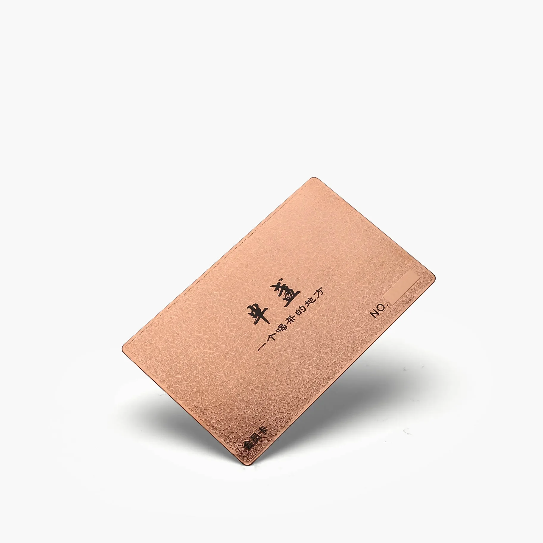 

Изготовленная на заказ роскошная выгравированная черная металлическая визитная карточка