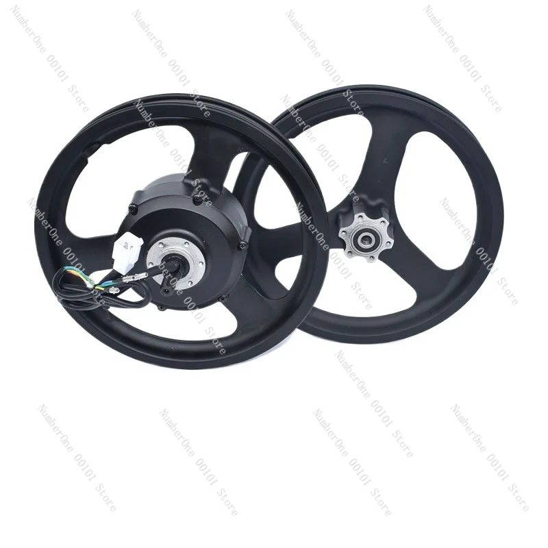 

48V400W brushless toothed high-speed motor 12 inches 14 inches driving electric folding car front and rear drive hub 20 inches