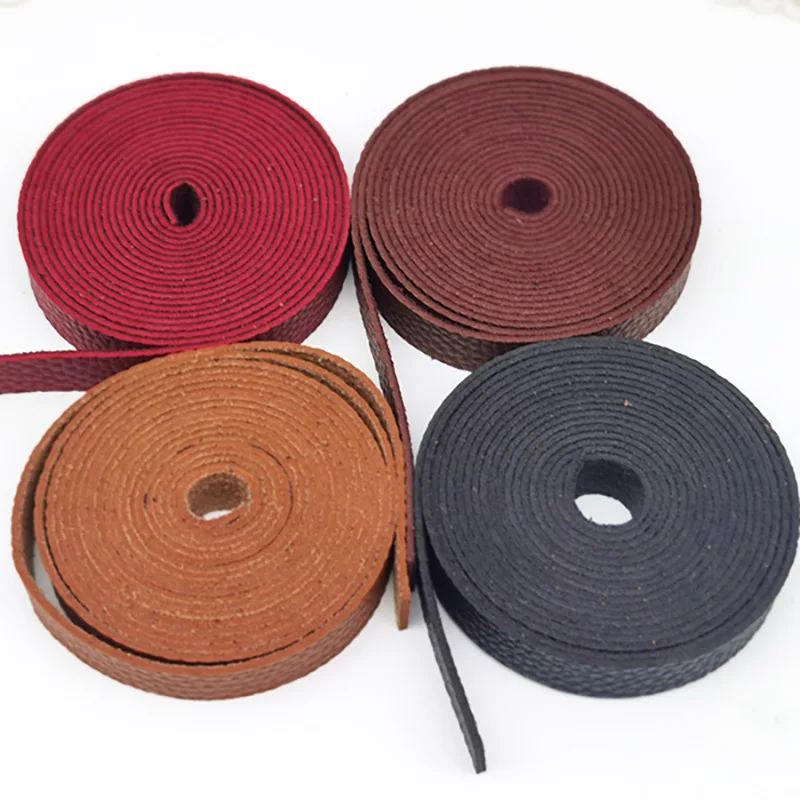 4/5Meter Long Diy Leather Crafts Straps Strips for Leather Accessories Belt Handle Crafts Making 1.5/2/2.5cm Wide Durable Sturdy