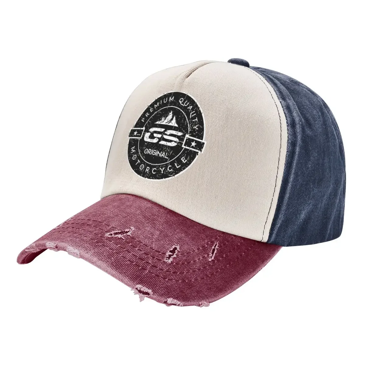 Vintage Motorbike Adventure Enduro Baseball Cap Unisex Distressed  Washed Headwear GS Moto Summer Unstructured Soft Cap Hat