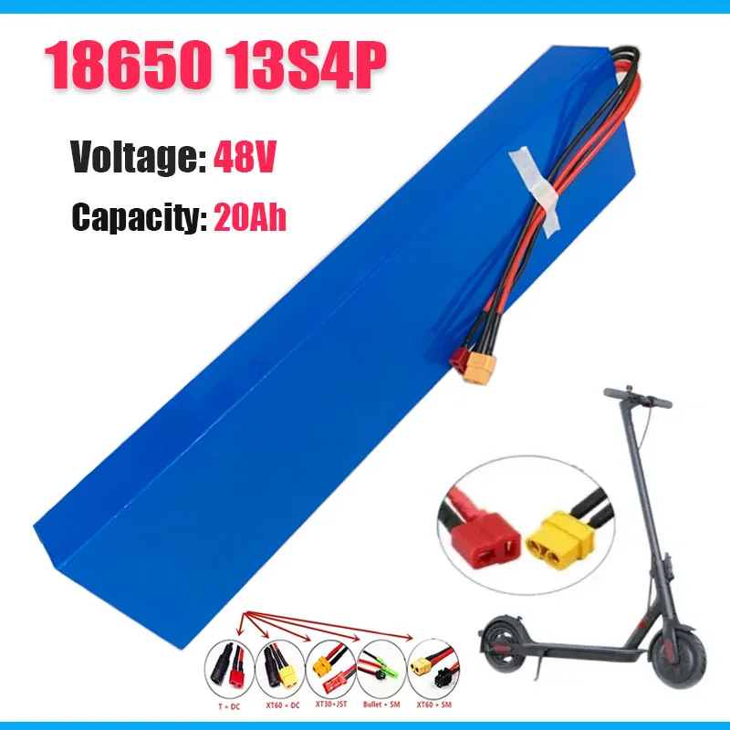 48V 13S4P 20000mAh Electric Scooters Li-ion Battery, with BMS Protection System, Kugoo M4/M4Pro/MaxSpeed Series Battery