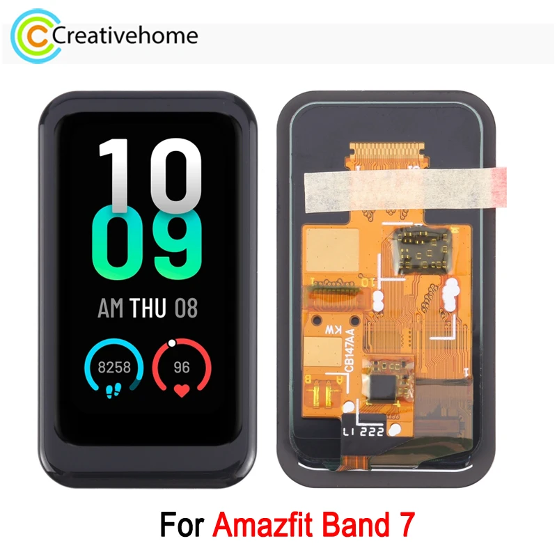 

Экран AMOLED 1,47 дюйма для смарт-часов Amazfit Band 7, дисплей с дигитайзером, полная сборка, запасные части для ремонта