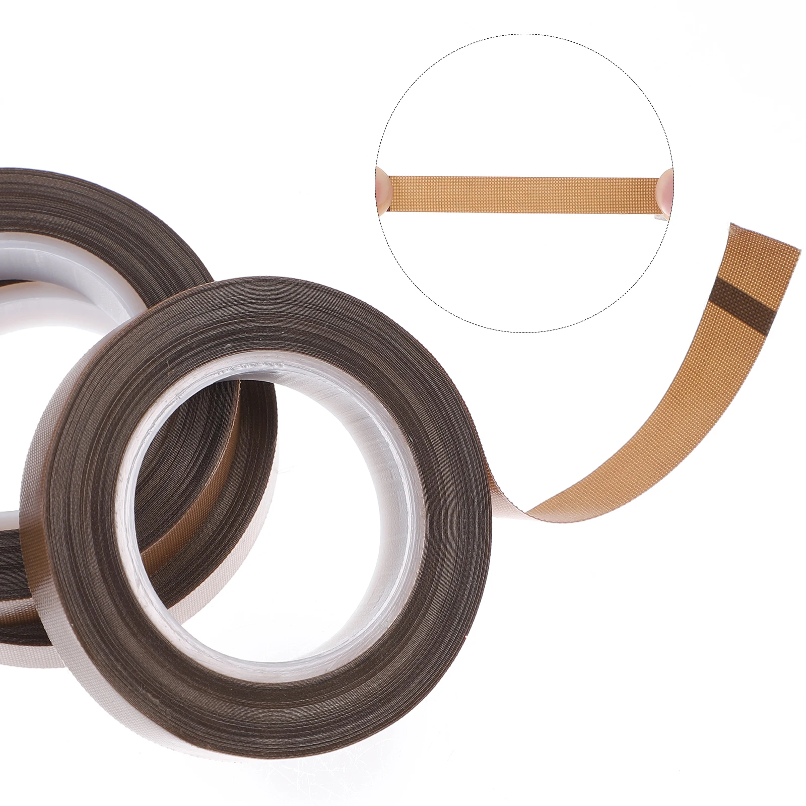 

Heat Resistant Tape 3 Rolls High Temperature Insulation Electrical Water Pipes Glassfiber Cloth Tapes Smooth