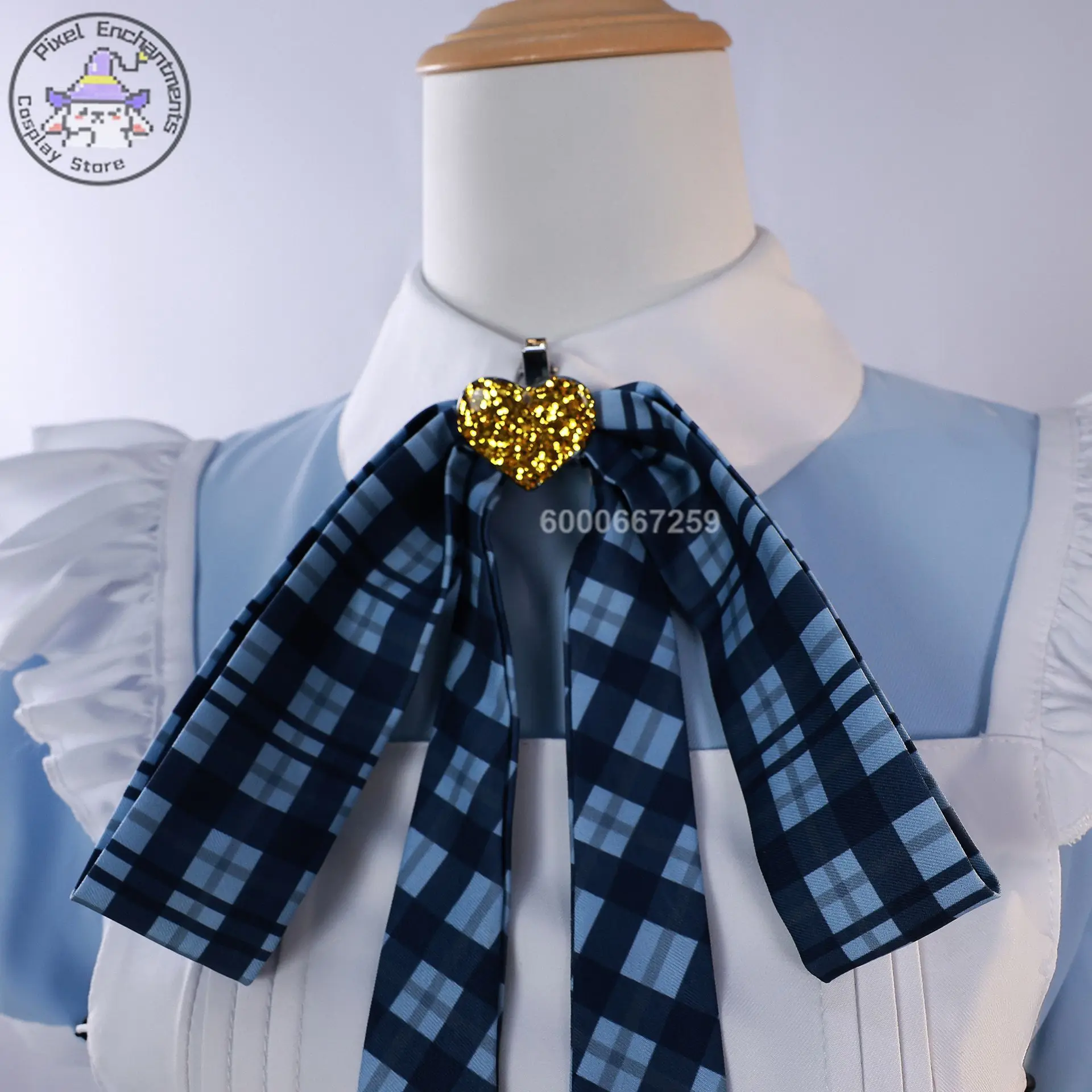 Anime Lovelive Magis Cosplay Kostüm Anime Rollenspiel Dienstmädchen Blau Süßes Kleid für Frauen Comic Con Party Coffee Shop Uniform Anzüge