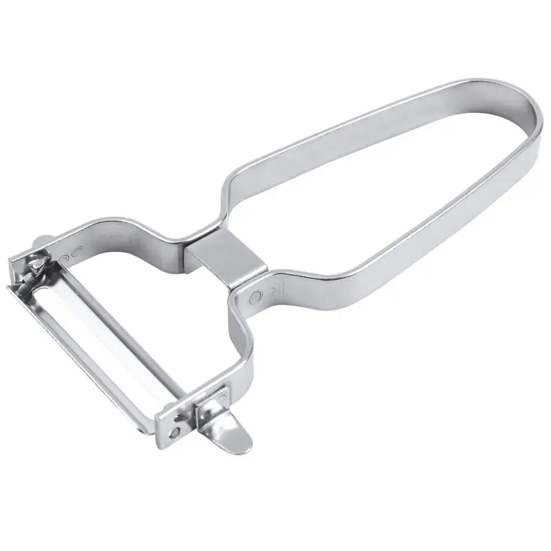 مقشرة من الفولاذ المقاوم للصدأ 2 في 1 قطاعة الفواكه والخضروات ومطحنة البطاطس والجزر