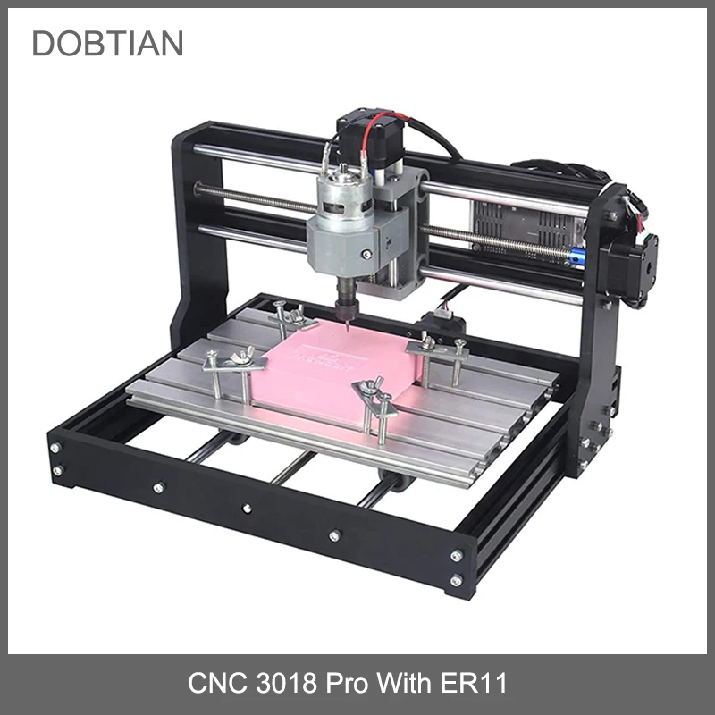 CNC 3018 Pro Laser Engraver Wood Router GRBL ER11 DIY Mini Engraving Machine for PCB PVC with Offline Controller