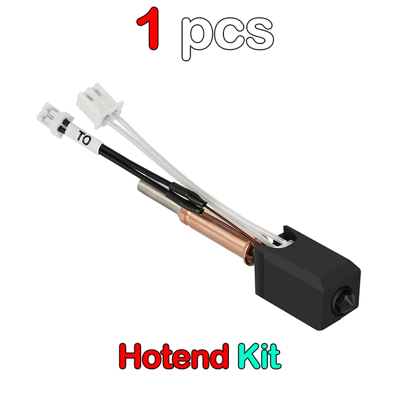 Für Anycubic Kobra 3 V2 Hotend-Kit Neues Upgrade-Hotend für Anycubic Kobra 3 Keramik-Hotend 3D-Drucker Messingdüse aus gehärtetem Stahl