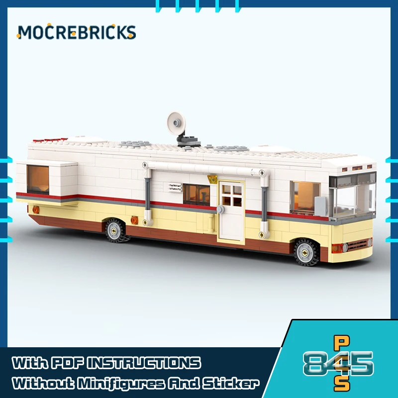 MOC City Series Building Blocks Luxury Model Passenger Transportation Vehicles Assembly Technology Bricks Children's Puzzle Toys