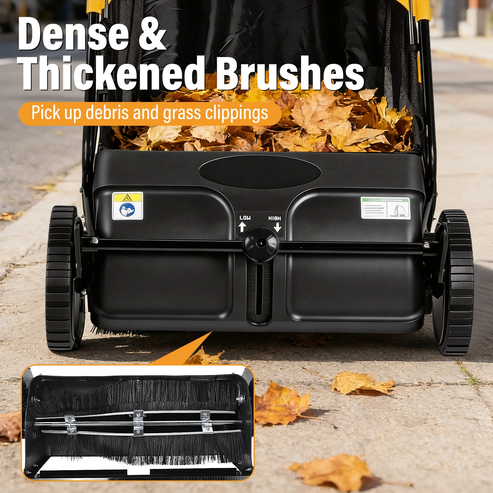 Heavy Duty Walk Behind Lawn Sw - Outdoor Power Broom review and price