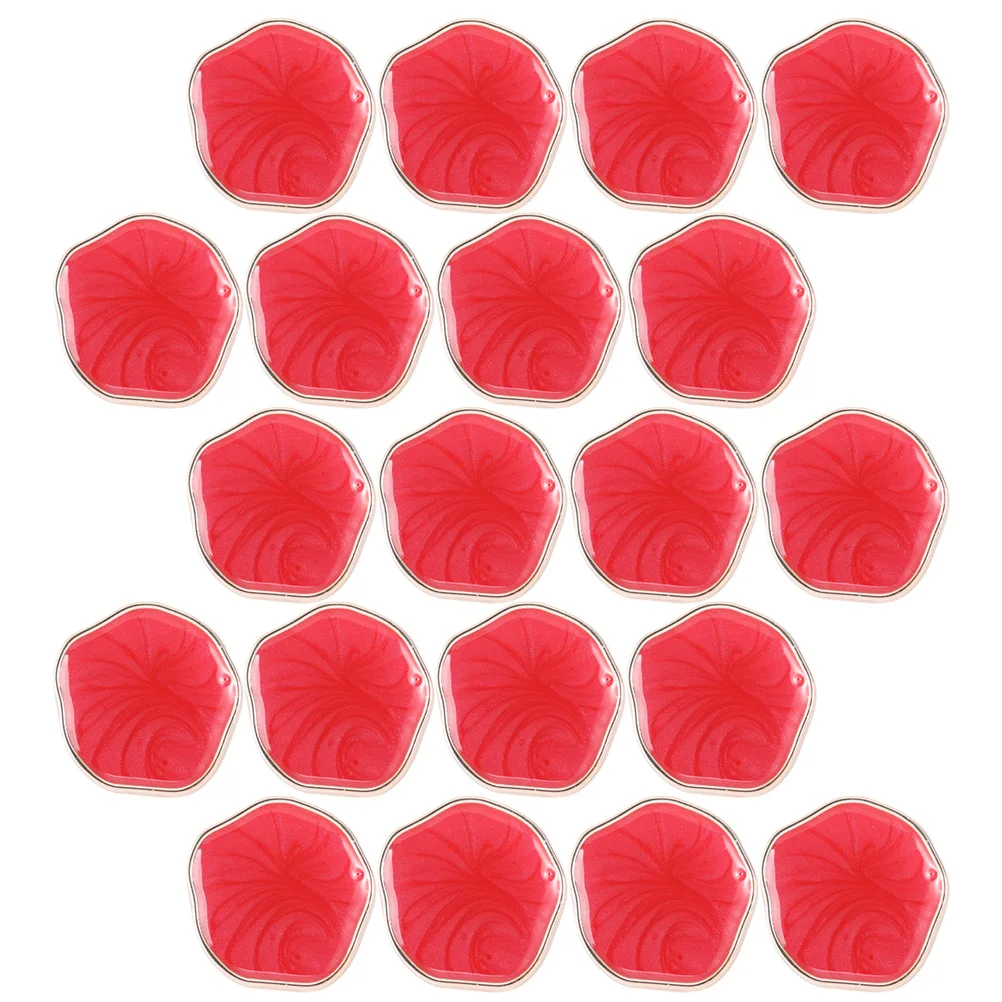 

20 Pcs Red Acrylic Coat Buttons Fashionable Sewing Practical Clothing Accessories DIY Projects Creative Windbreaker Suit