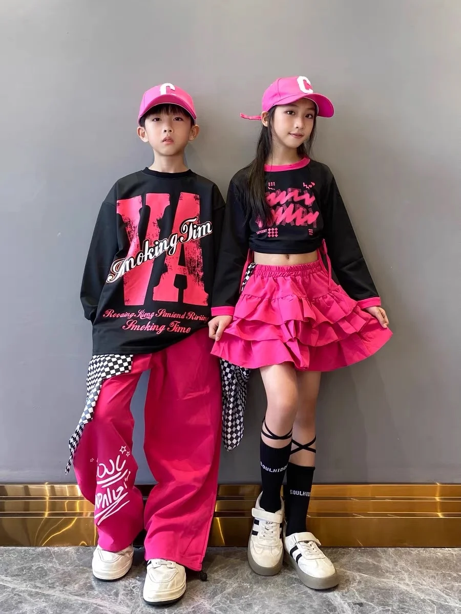Children's Hip-hop Street Dance Performance Costumes, Boys' Hip-hop Runway Costumes, Girls' Jazz Dance Performance Costumes