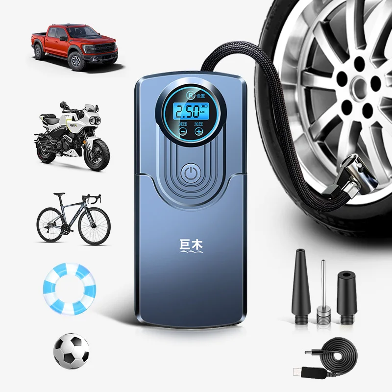 

Портативный мини-электрический воздушный насос, автомобильный насос для накачивания шин, 12 В, внедорожный воздушный компрессор для велосипедного мяча, мотоцикла, автомобильные колеса, аксессуары
