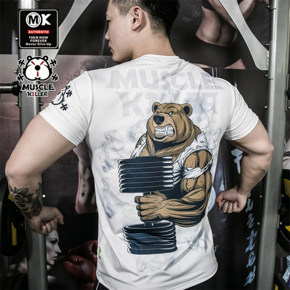 New 3D Muay Thai Printed T Shirt BJJ MMA Graphic T-shirts For Men Kid Fashion Cool Hip Hop Gym Short Sleeves Sports Clothing Top