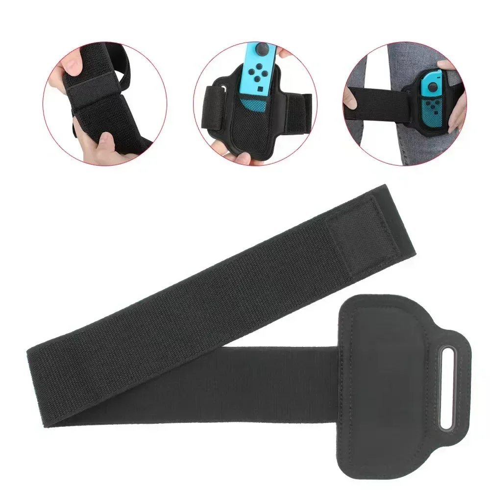 Correa elástica ajustable para pierna para Nintendo Switch Joycon Ring Fit Adventure Game Ring pies Accesorios