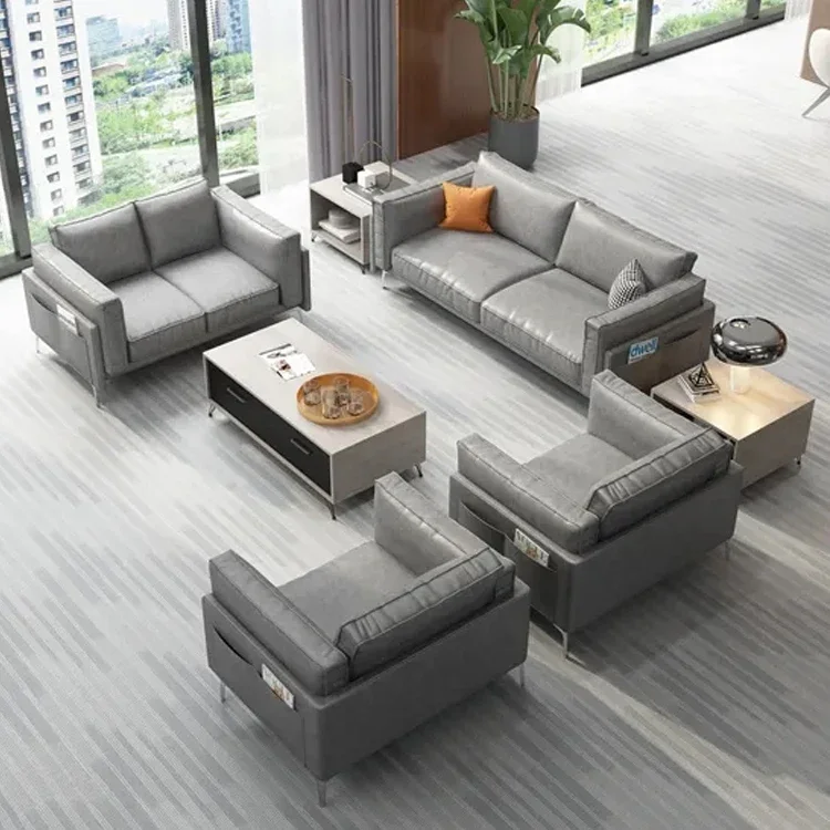 The Latest 2023 Sectional Comfortable  Luxury Furniture Office Sofa Set For Office