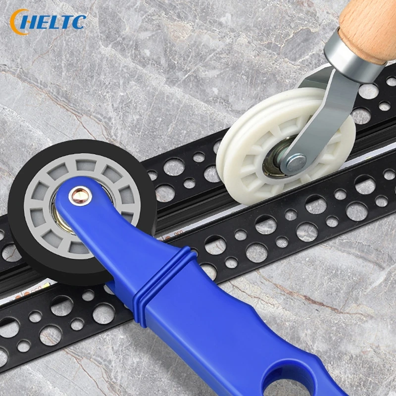 Rubber Mesh Wheel Window Install Tool Window Screen Hand Installation Repair Roller Yarn Double-Head Pressure Pulley