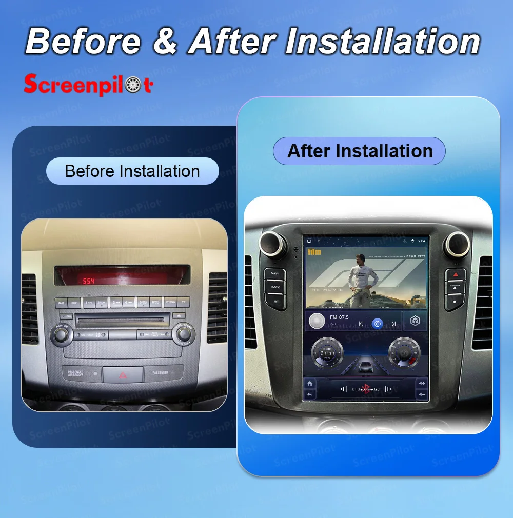 9.7'' Android 16 For Mitsubishi Outlander Xl 2 2008-20011 Stereo Head Unit Multimedia Video Player Car Radio Carplay Car GPS DVR