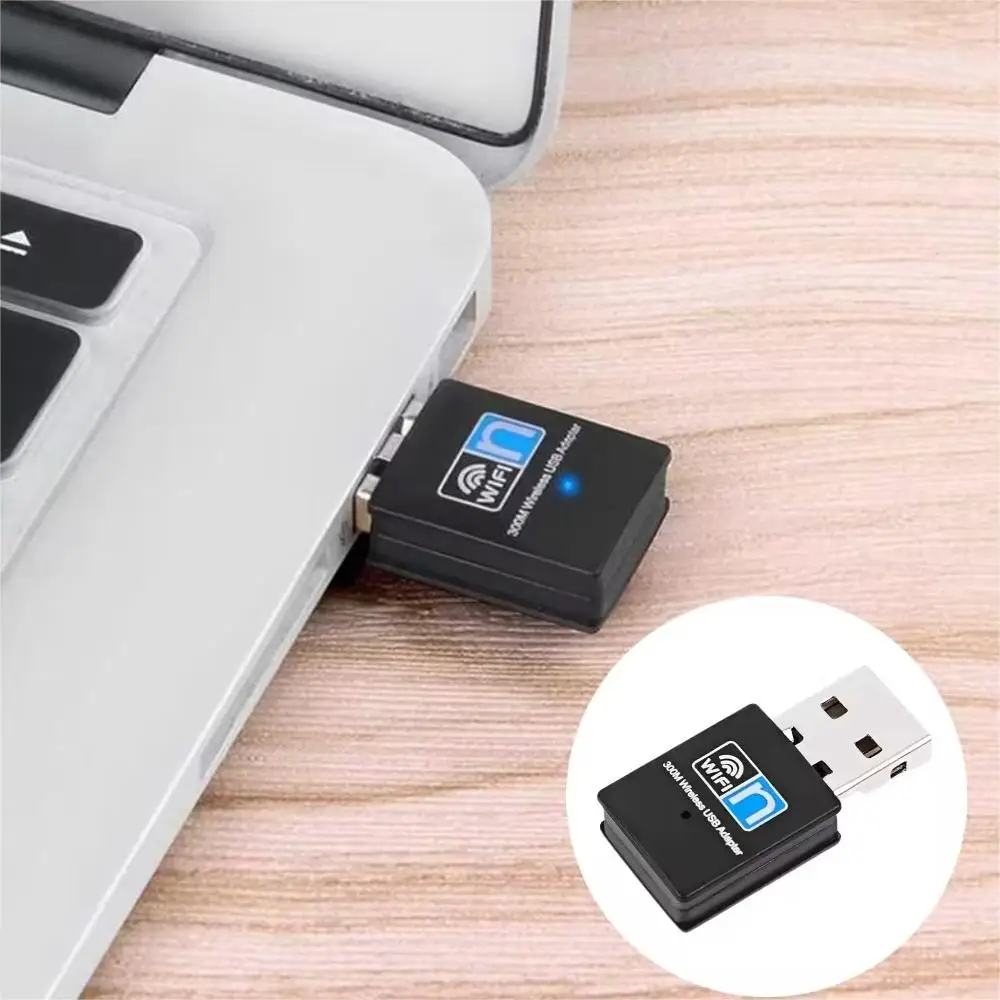 Mini Wireless USB Wifi Adapter 802.11N 300Mbps 7603/8188 Chip USB2.0 Receiver Dongle Network Card Laptop For Windows 7/8/10/11