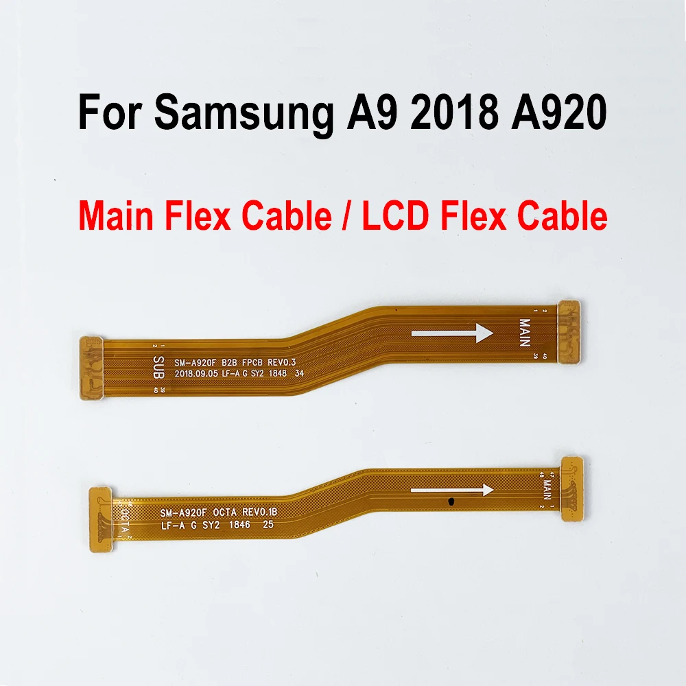 GEFEBSI Main Board Motherboard Connector Flex Cable For Samsung Galaxy A9 (2018) SM-A920 LCD Display Flex Cable Replacement Part