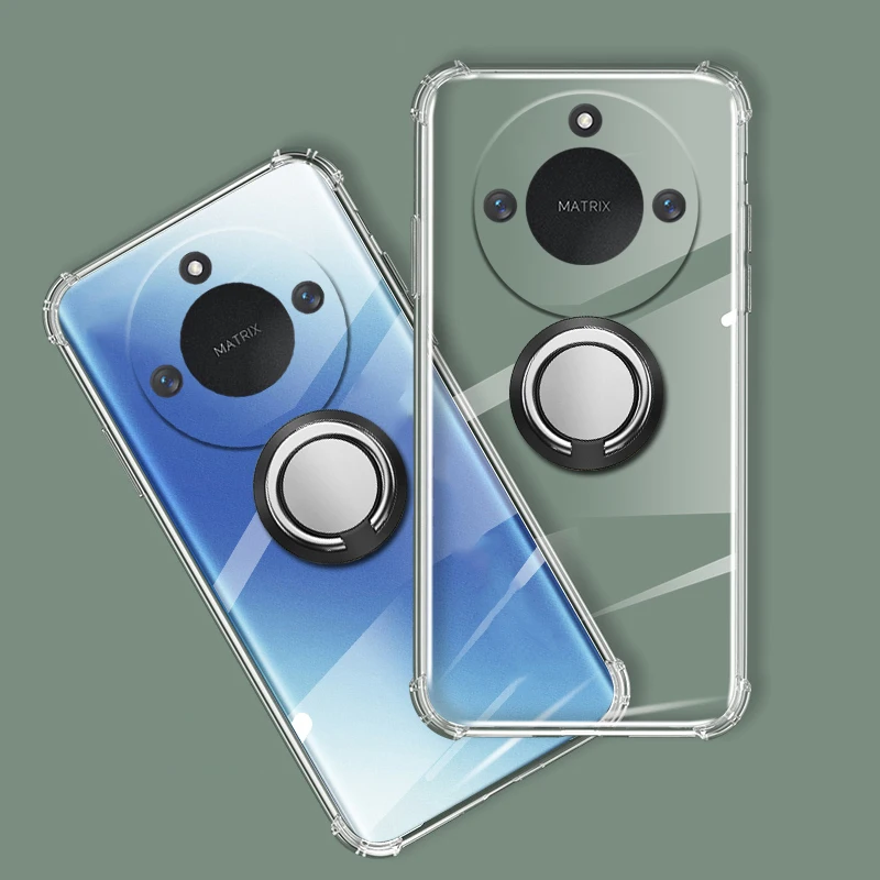 

Auroras For Honor X9C Smart 400 Lite Case Clear Airbag Corners Soft Shell For Honor Magic 7 Pro Shockproof Back Cover