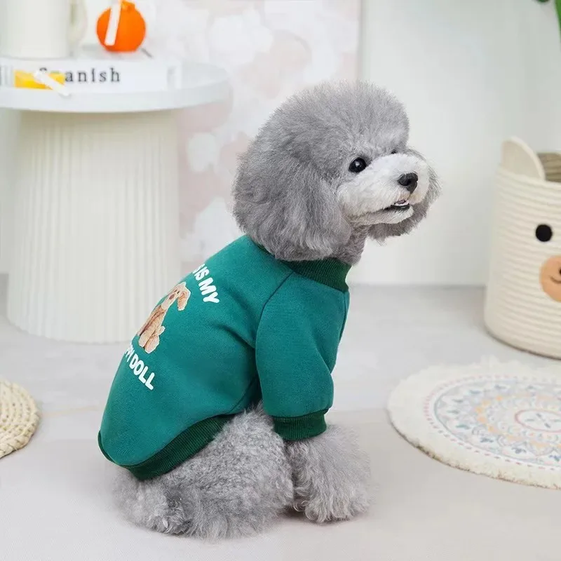 Dog Hatless Hoodie. Cute and Warm Pet Clothes, Environmentally Friendly and Safe