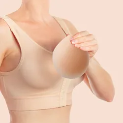 Reusable Nipple Cover Pasties Silicone Invisible Breast Stickers Large Adhesive Liner Boob Tape Sticky Bra For Women 2pcs