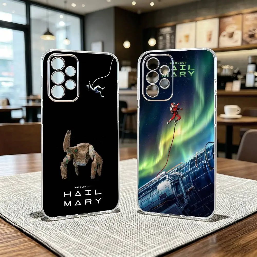 

Movie P-Project Hail Mary Phone Case For Samsung S25,S24,S21,S22,S23,S30,Ultra,S20,Plus,Fe Transparent Cover