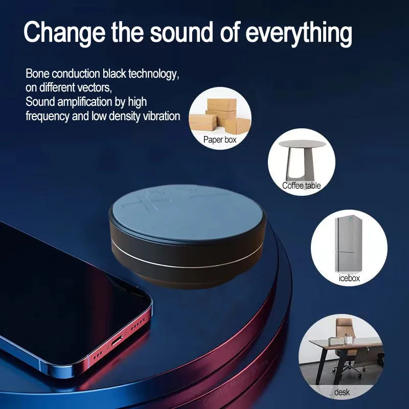 

2025 Hot Large Bone Conduction Speaker Bluetooth TWS Speakers Support TF Card Play Music Wireless Stereo Dual Sound Audio Box