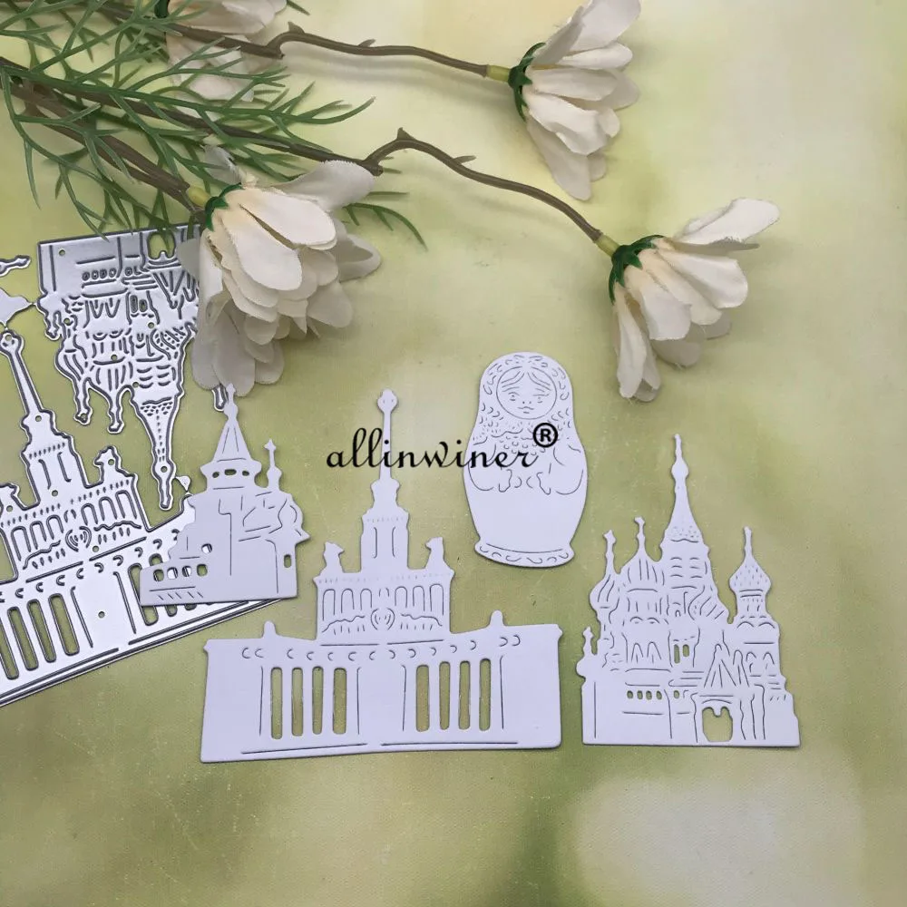 Russian Doll Church Metal Cutting Dies Stencils Die Cut for DIY Scrapbooking Album Paper Card Embossing