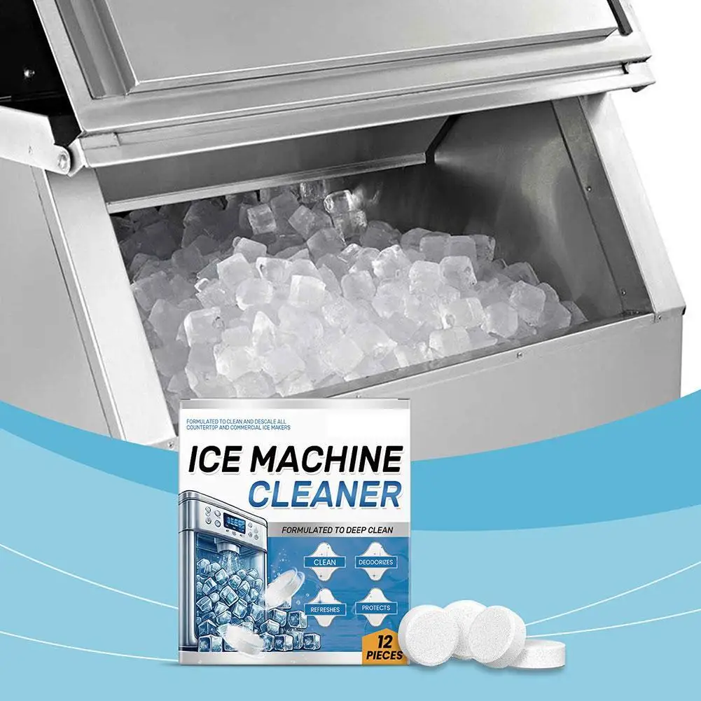 Ice Machine Cleaner Cleaning Tablets For Descaling Deodorizing Prolonging Ice Maker Lifespan