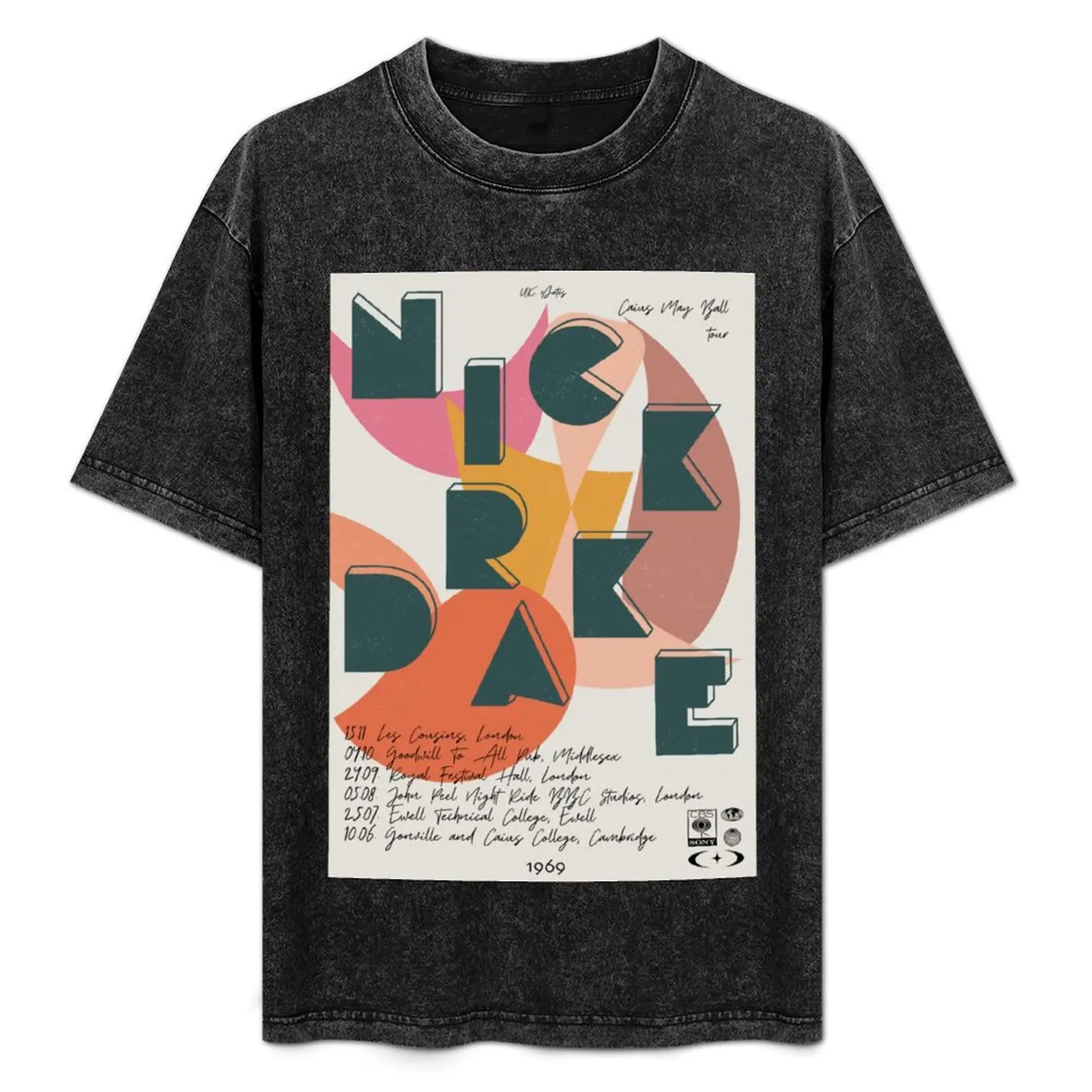 

Nick-Drake Gig T-Shirt Essential Solid Color T-Shirt