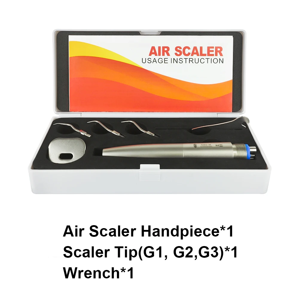 Dental Equipment Air Scaler Handpiece  Scaling Technology High Frequency Pneumatic Scaler Optional 2/4 Hole