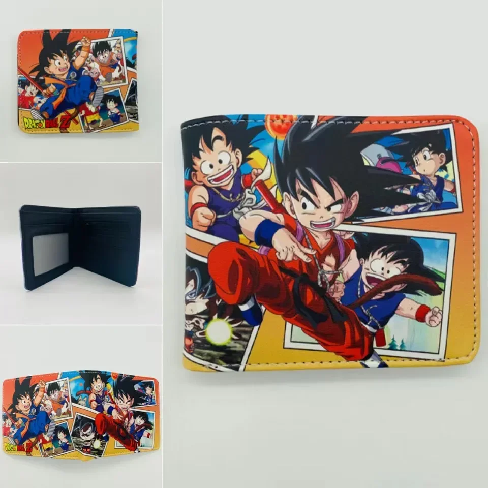 

Dragon Ball Fashion Anime Figures Wallet Son Goku Cartoon Wallets Coin Purses Handbag Casual Card Birthday Present Fans Gift