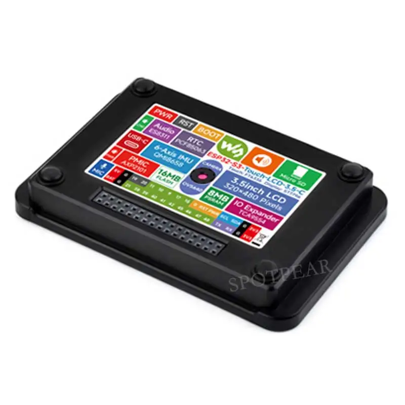 Picture 6: ESP32-S3 Development Board 3.5inch LCD Touch Screen Display  N16R8  AI Voice Chat Robot BOX 6-Axis /Camera /SD