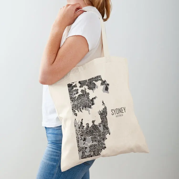 

Sydney Map Tote Bag Large bags for women woman shopping bag tote bag university shopper women