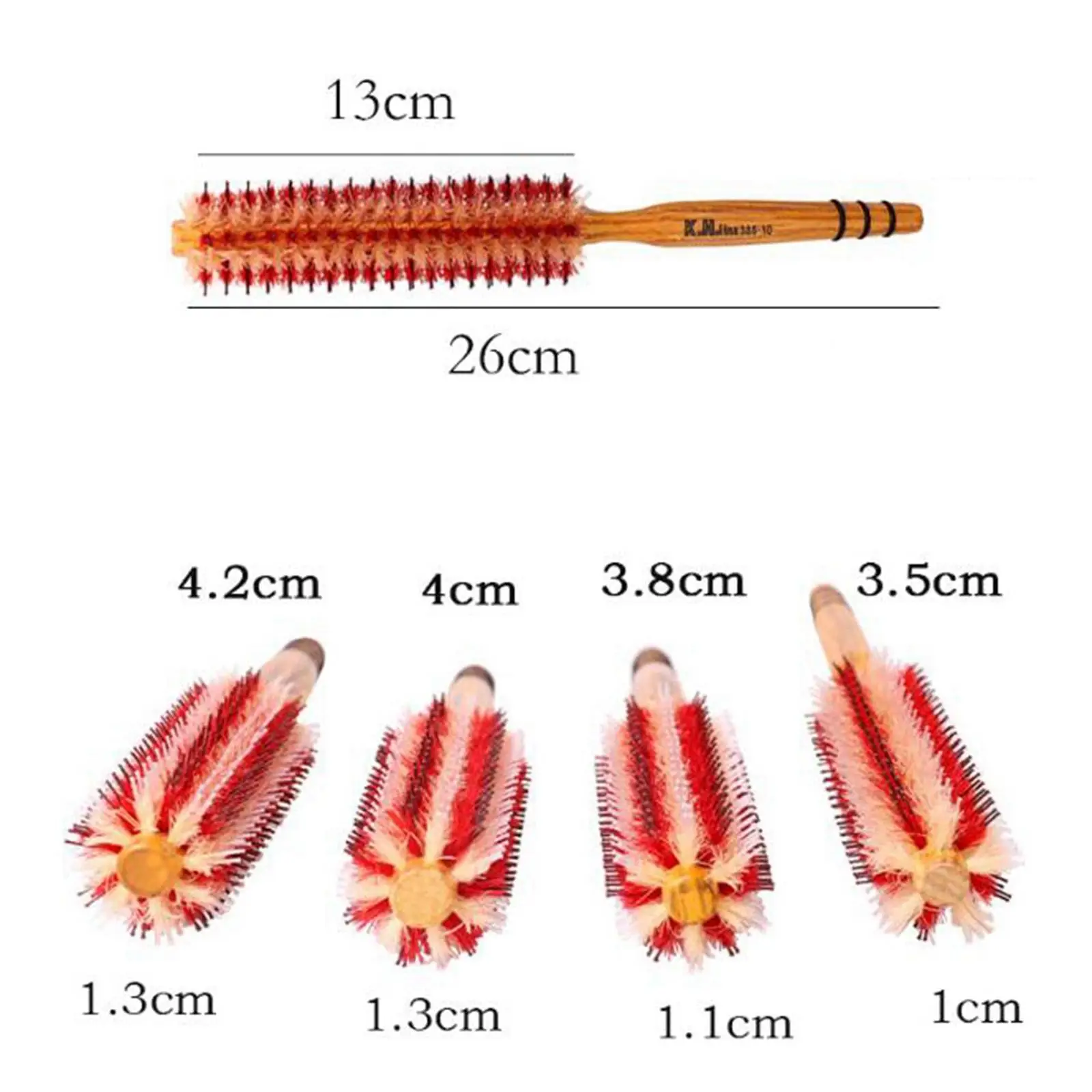 

Round Hair Brush, Roller Round Brush for Hairdressing Bangs Massaging Scalp Men