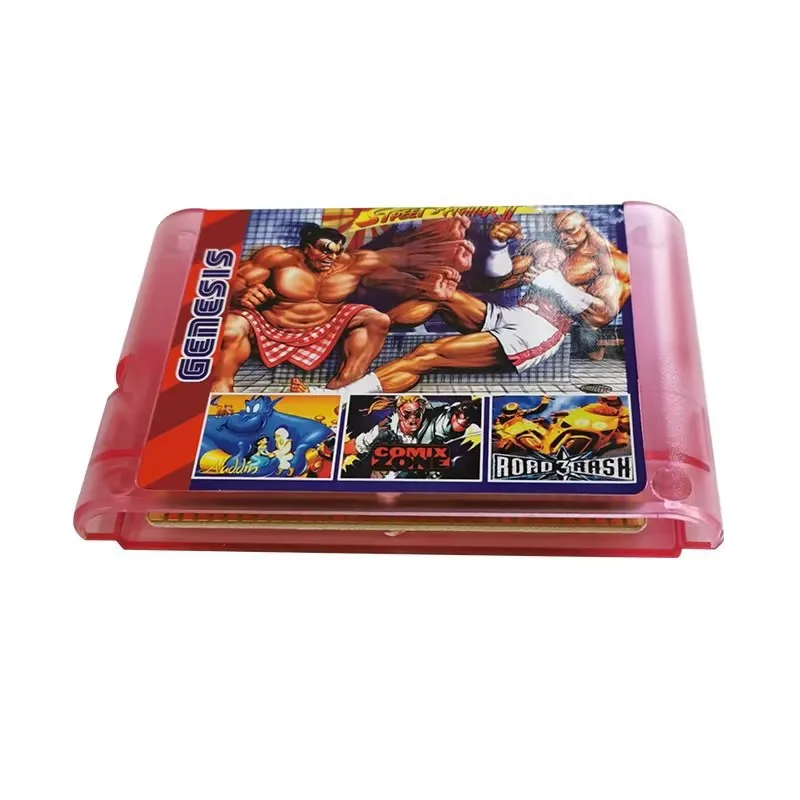 MegaDrive MD 196 in 1 Game Cartridge for Mega 16 Bit Game for Mega Drive Mega Genesis PAL and NTSC