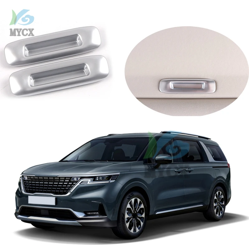 Car Sunroof Visor Handle Protection Decoration Sticker Interior Styling Modification Accessories For KIA Carnival KA4 2021 2022