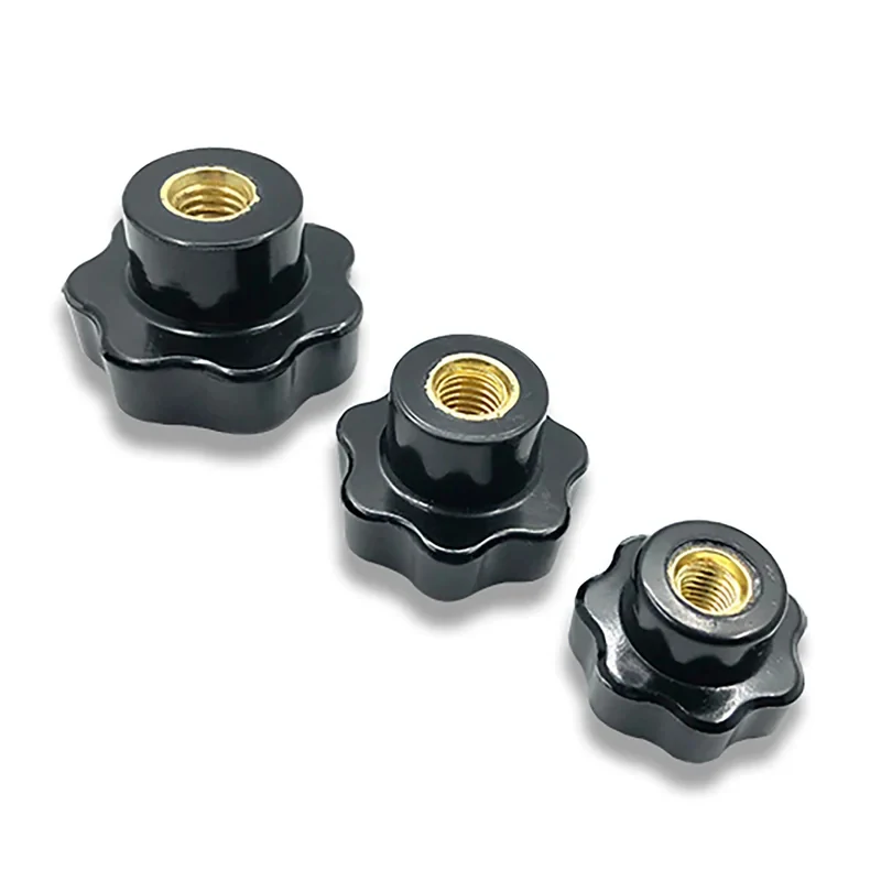 

Torx Head Thumb Nut Plastic Star Handle Knob for Hand Tightening and Tool Securing Adjustment Control M4 M5 M6 M8 M10 M12 M14M16