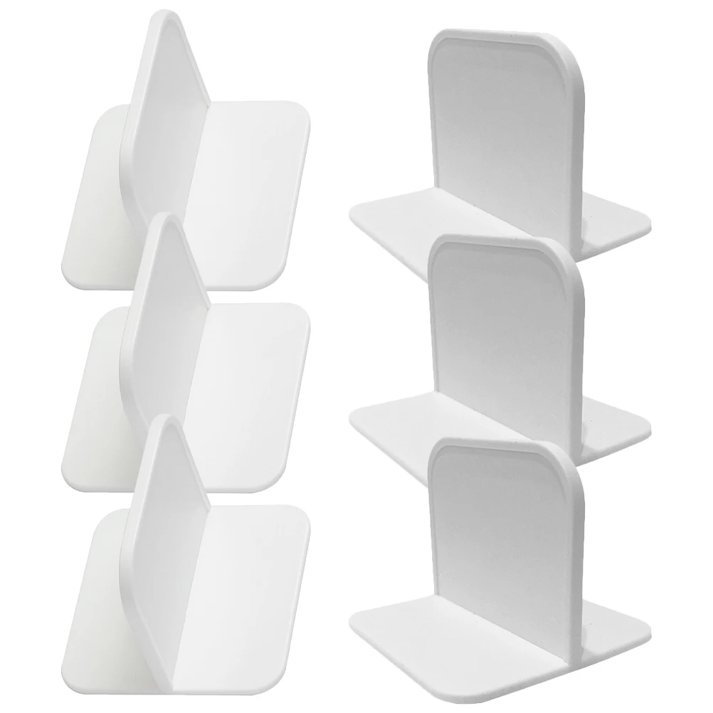 

6Pcs Self-Adhesive Shelf Brackets Punch-Free Support Pegs for Wardrobes Cabinets Bookshelves Closets Multi-Function Household