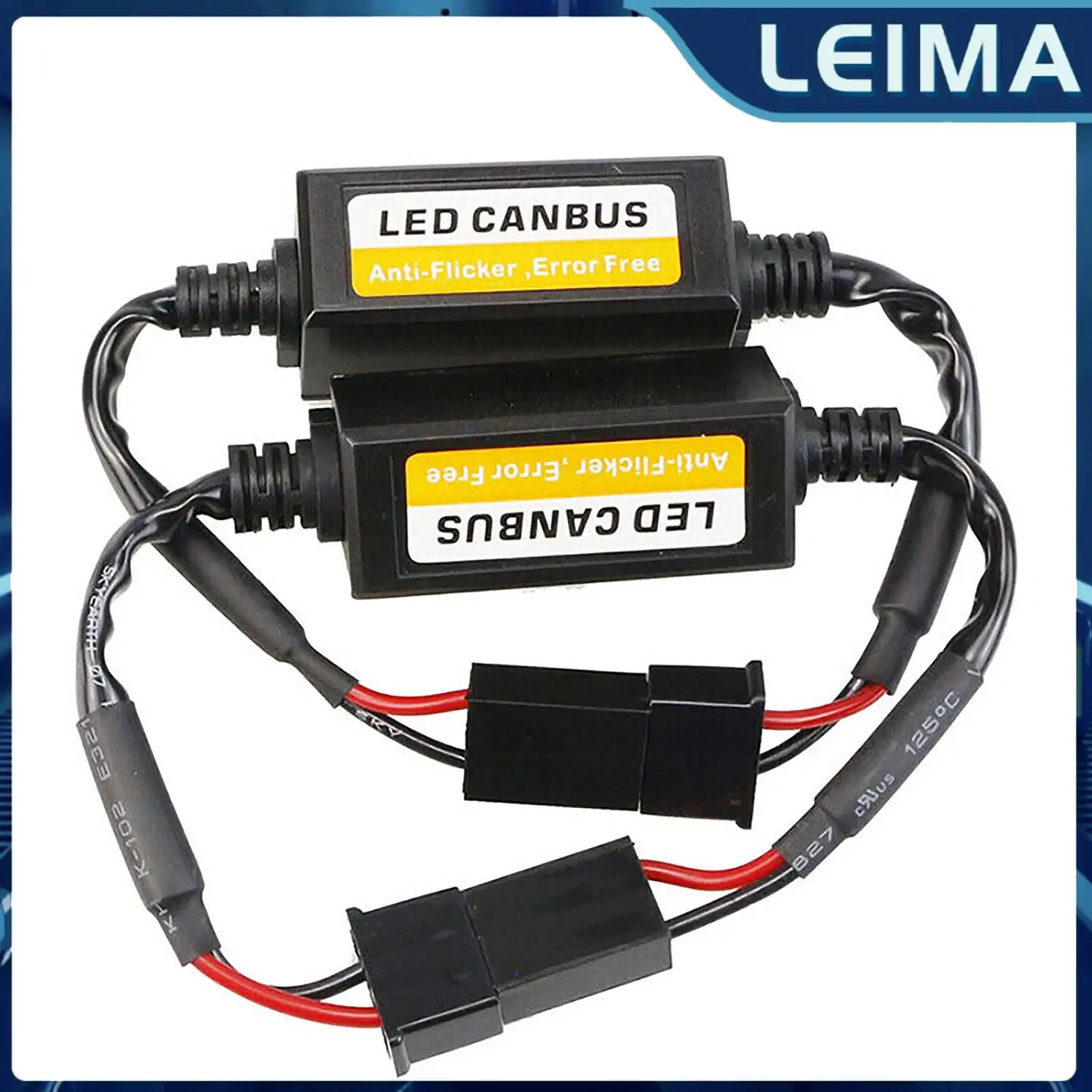 Decodificador Canbus LED para faros H7, cancelador, resistencia sin errores, antiflicker, adaptador de controlador de decodificador de luz LED de alta potencia, 2 uds.