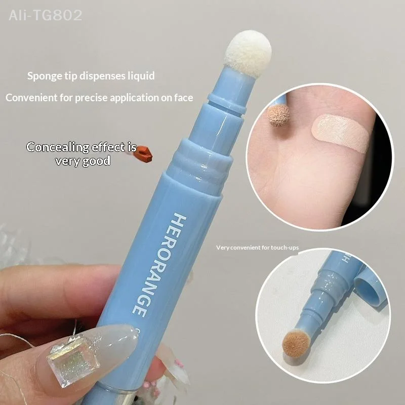 HERORANGE – stylo correcteur de tête en peluche, pour détails, couverture des cernes, même le teint de la peau, contrôle éclaircissant, fond de teint, maintien du visage