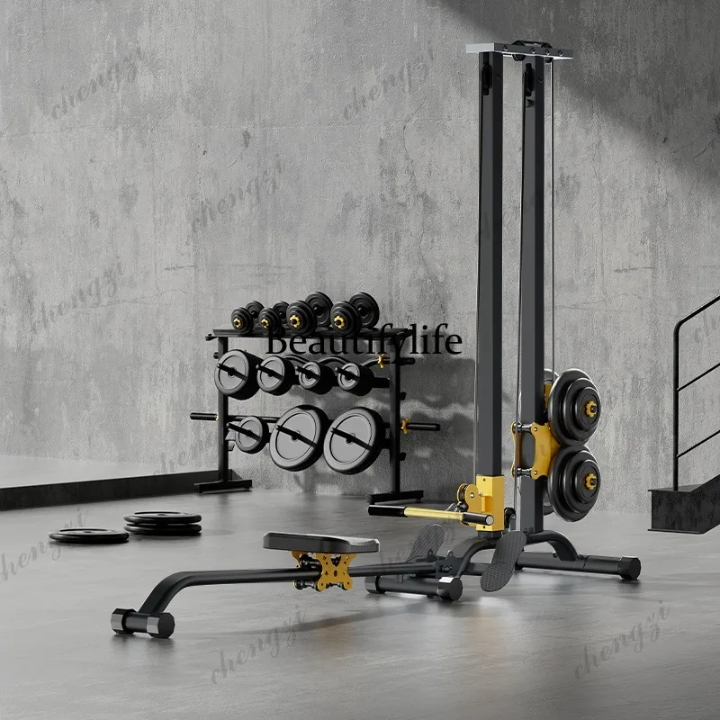 High pull frame fitness equipment exercise fat burning sports dumbbells multi-functional integrated trainer