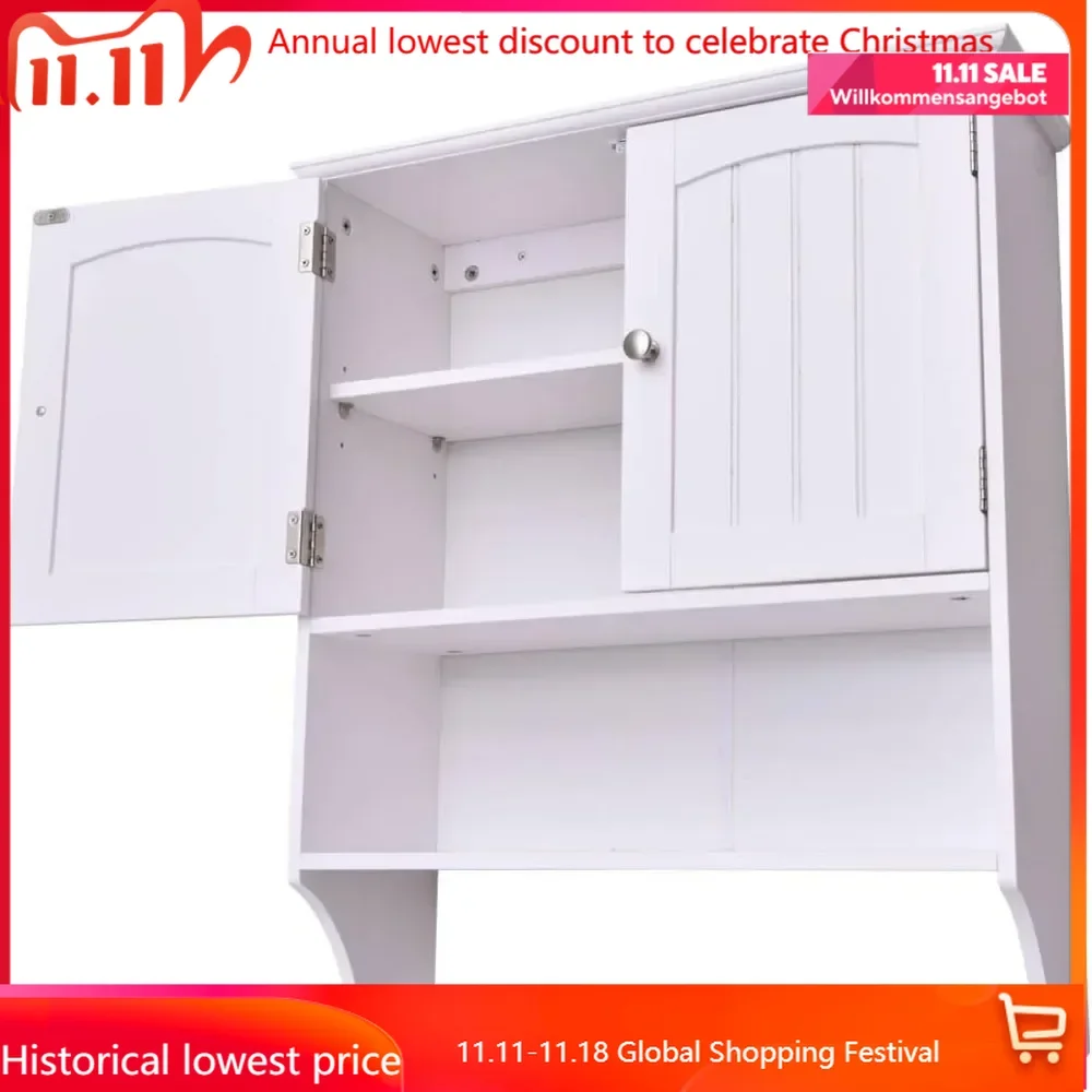 

Bathroom Wall Cabinet - Saves Bathroom Space, Storage Cabinet Above Toilet, Bathroom Wall Cabinet