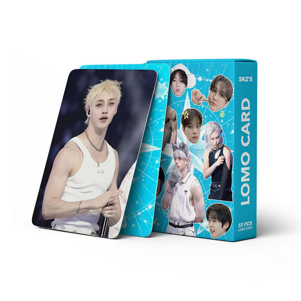 

55 Handsome Star SK New Album Supporting Photo Cards LOMO Cards Straykids skzoo Postcards Birthday Gifts