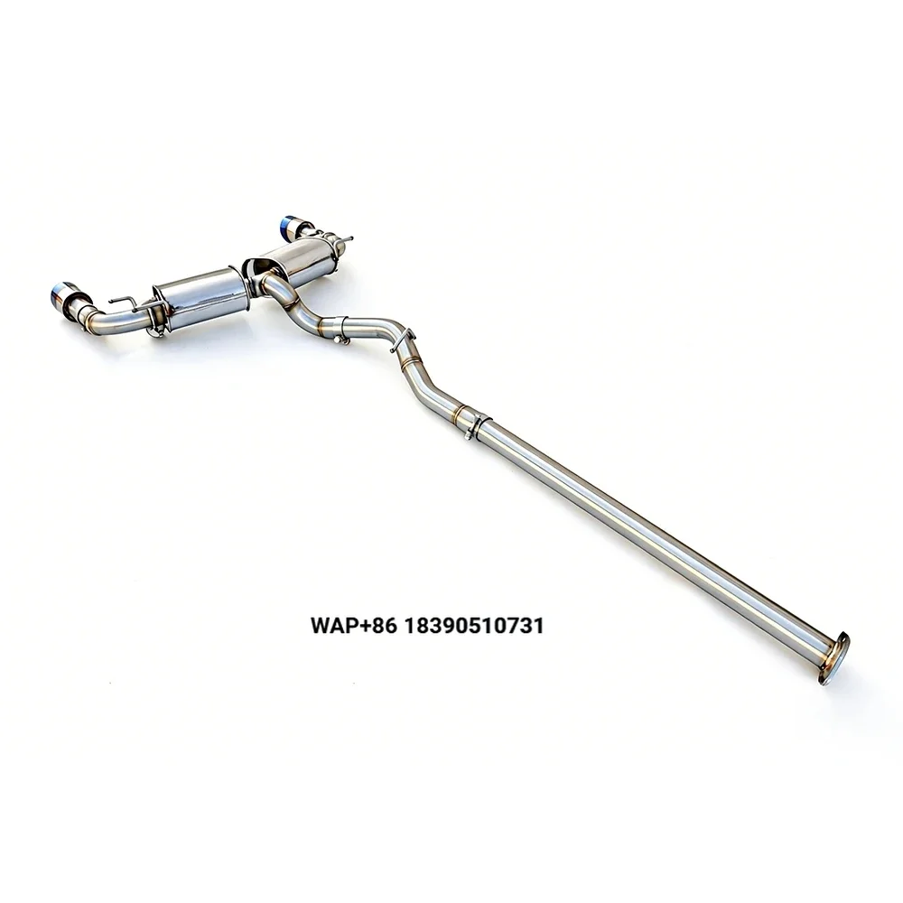 

Stainless Steel Sports Car Sound Bluish Tip Catback Exhaust Muffler System for BRZ 2.0 2012-2020 High Performance