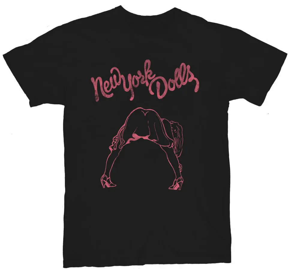 New York Dolls T-shirt Black Men S-234XL E055